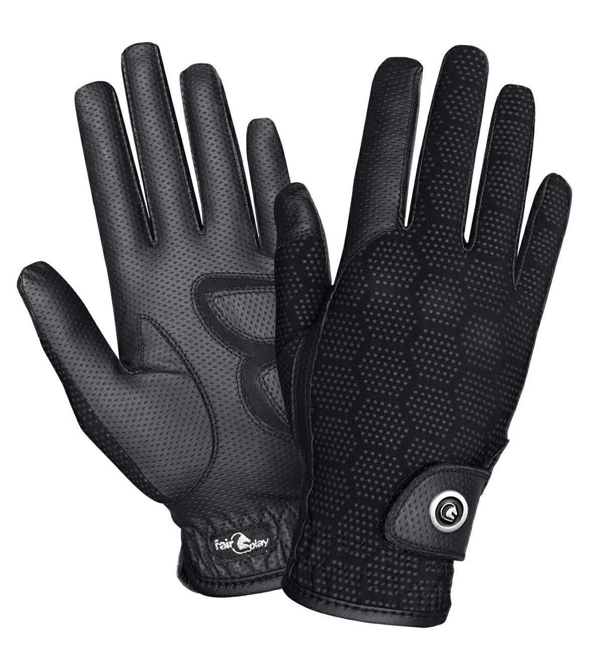 Gants d’équitation Fair Play TAIT – Noir