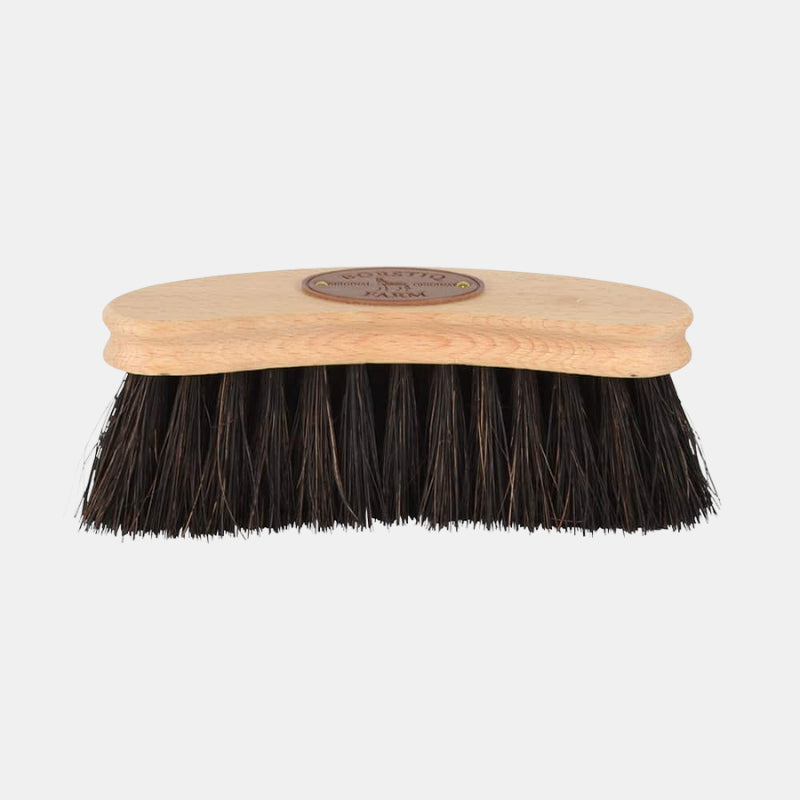 Borstiq Brosse banane à main en fibres d'arenga, décolle la saleté, pansage énergique