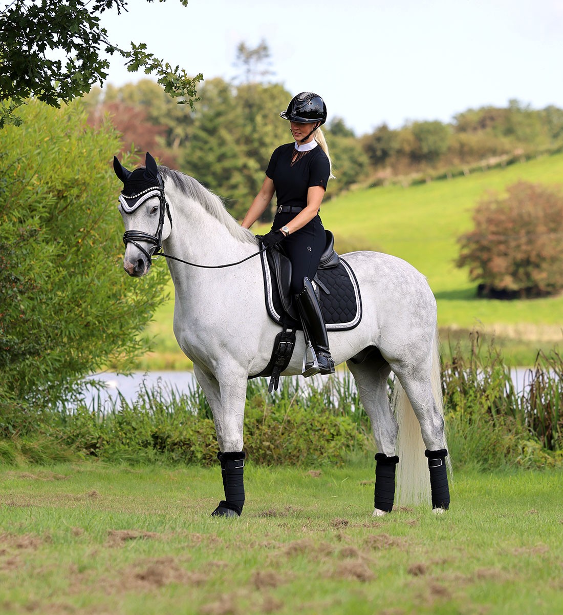 RiderByHorse - tapis infinity - black