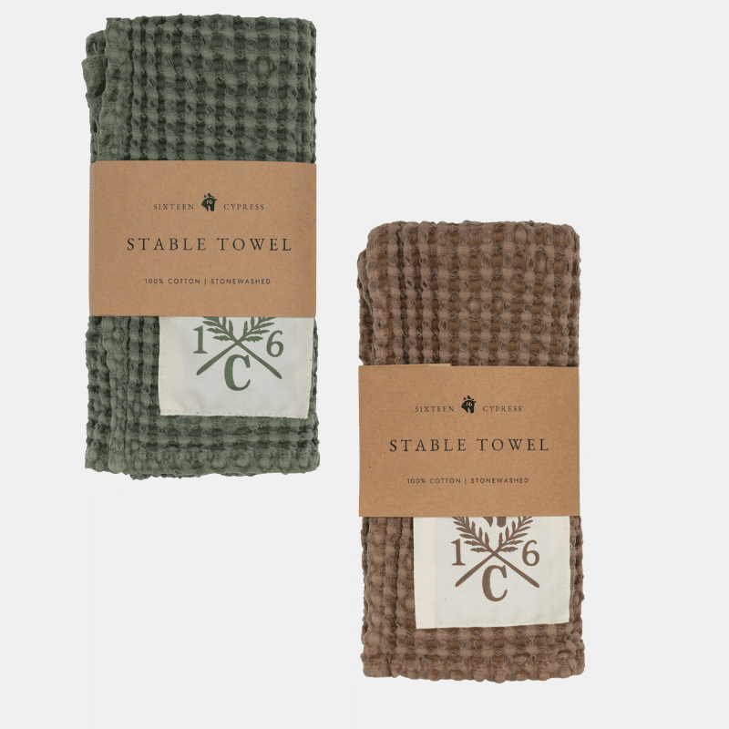 16C Serviette de soin pour chevaux en coton gaufré, pour nettoyer et sécher
