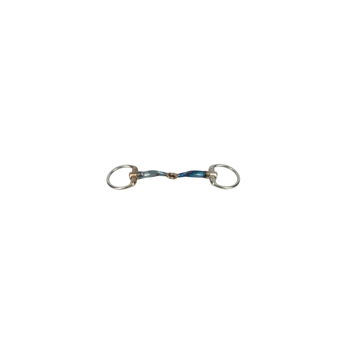 TRUST Sweet Iron eggbutt bradoon-slow twist jointed-16 – Bleu