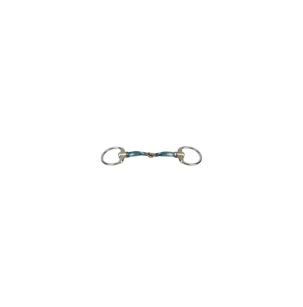 TRUST Sweet Iron eggbutt bradoon-slow twist locked-16 – Bleu