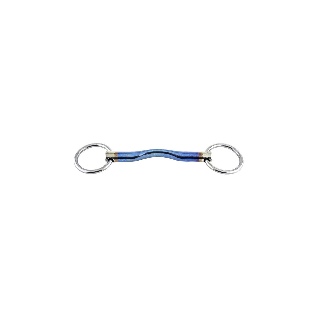 TRUST Sweet Iron loose ring bradoon-low port-16 – Bleu