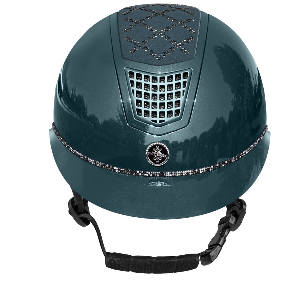 FairPlay - casque quantinum Wide - Spotlight shiny Silver noble green