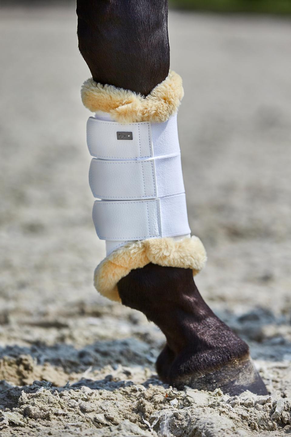 Catago - Guêtres dressage mouton synthétique - 2 coloris