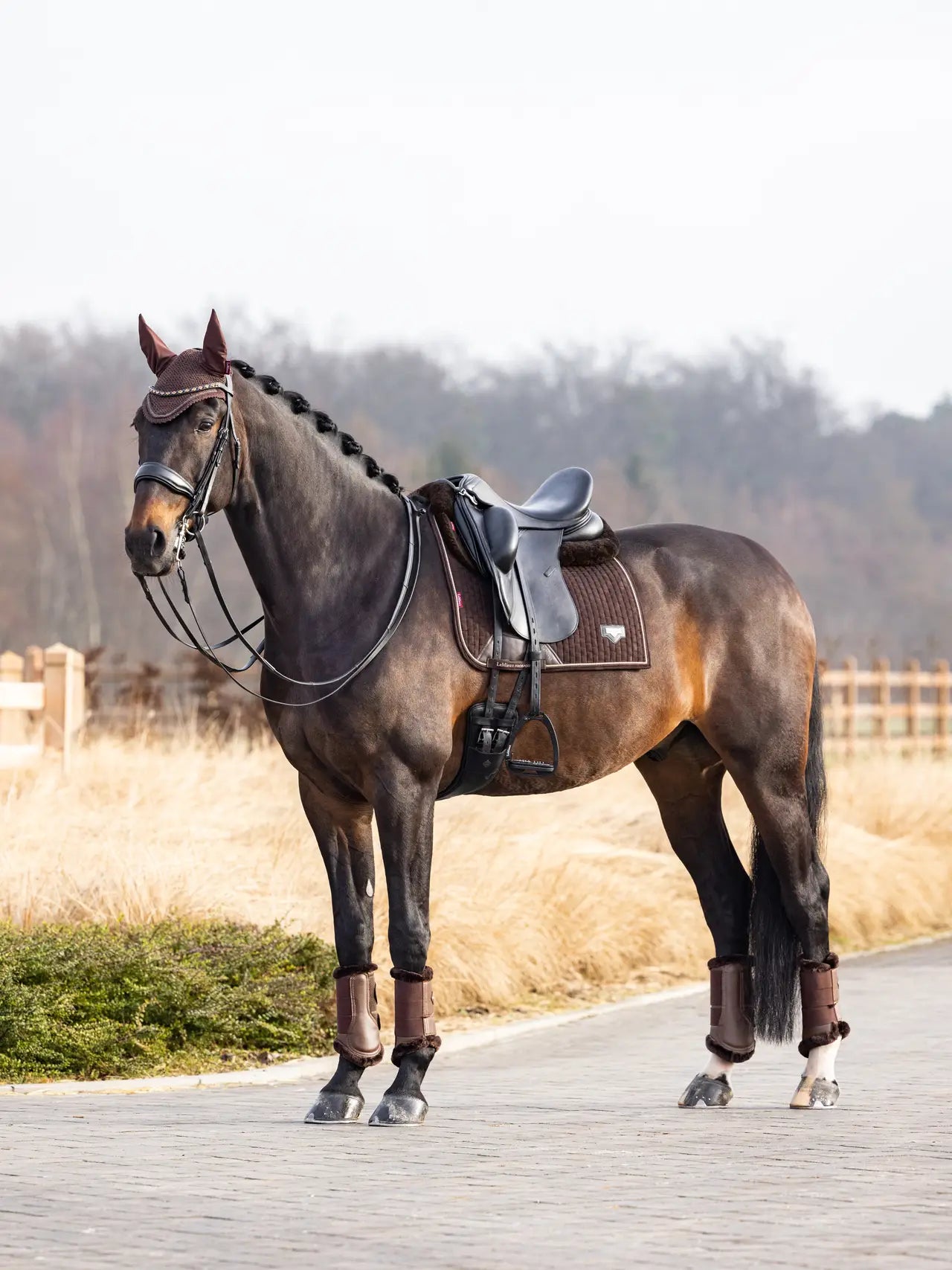 LeMieux - Tapis suede puissance - brown core