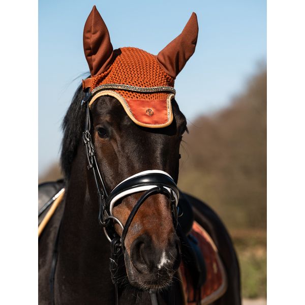 Ps of Sweden - bonnet monogram vintage - Chestnut brown