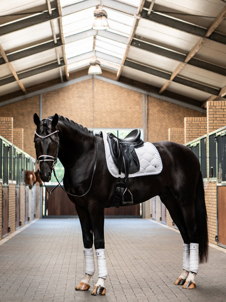 Ps of Sweden - tapis ruffle - white