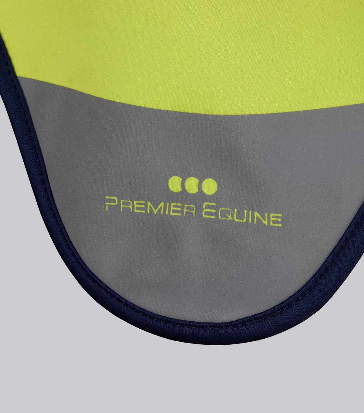 Reflective Bonnet anti-mouches Yellow/Argent