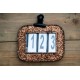 HB - porte numero glitter - copper bronze