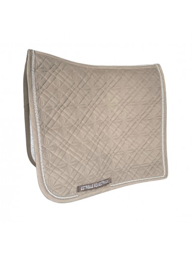 Estrelle - Tapis dressage ED VELVET - taupe