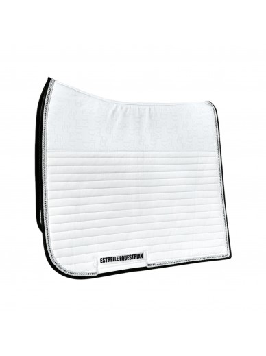 Estrelle - Tapis dressage grip tec - blanc