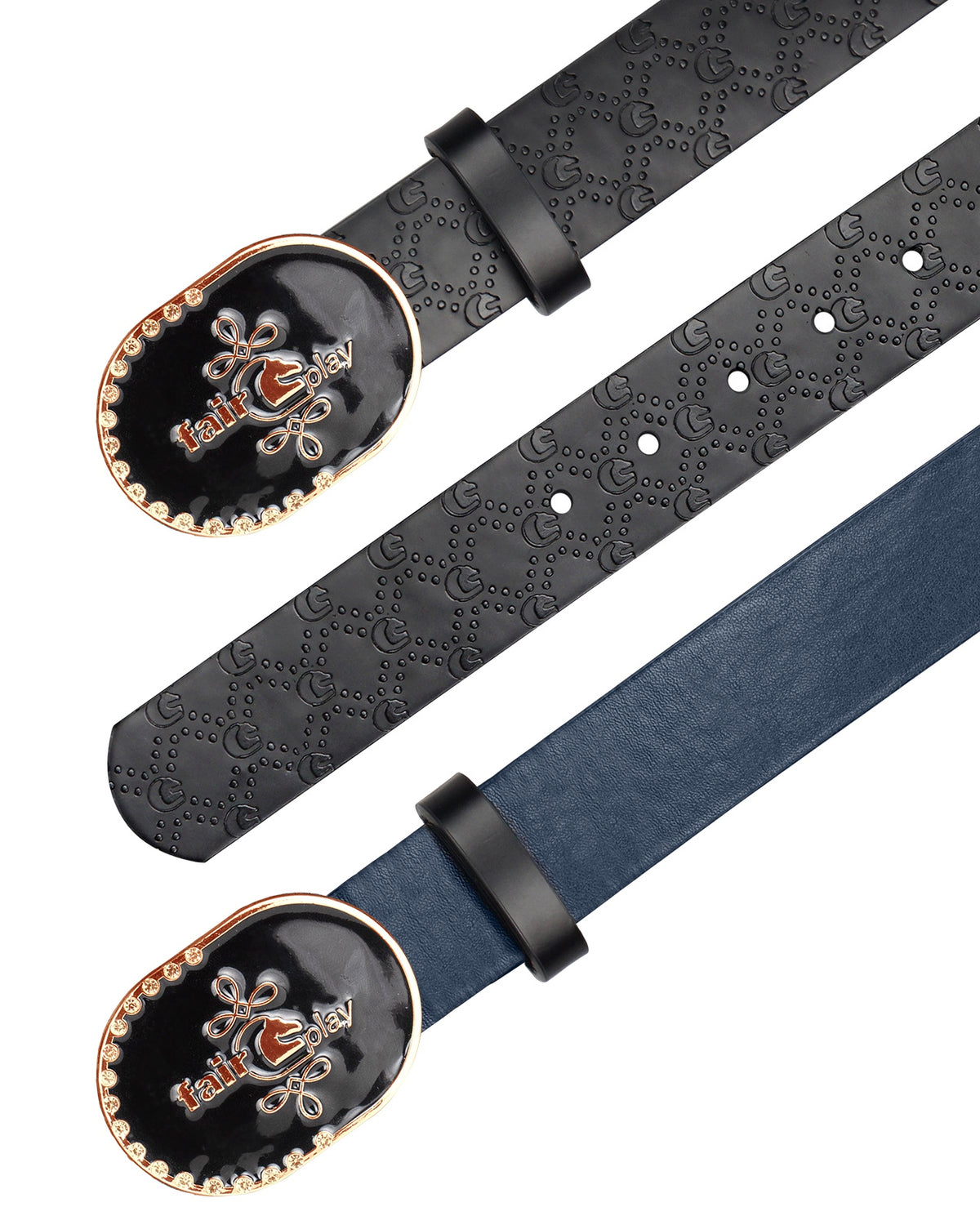 Ceinture réversible Fair Play ASUL VG – Noir / Marine