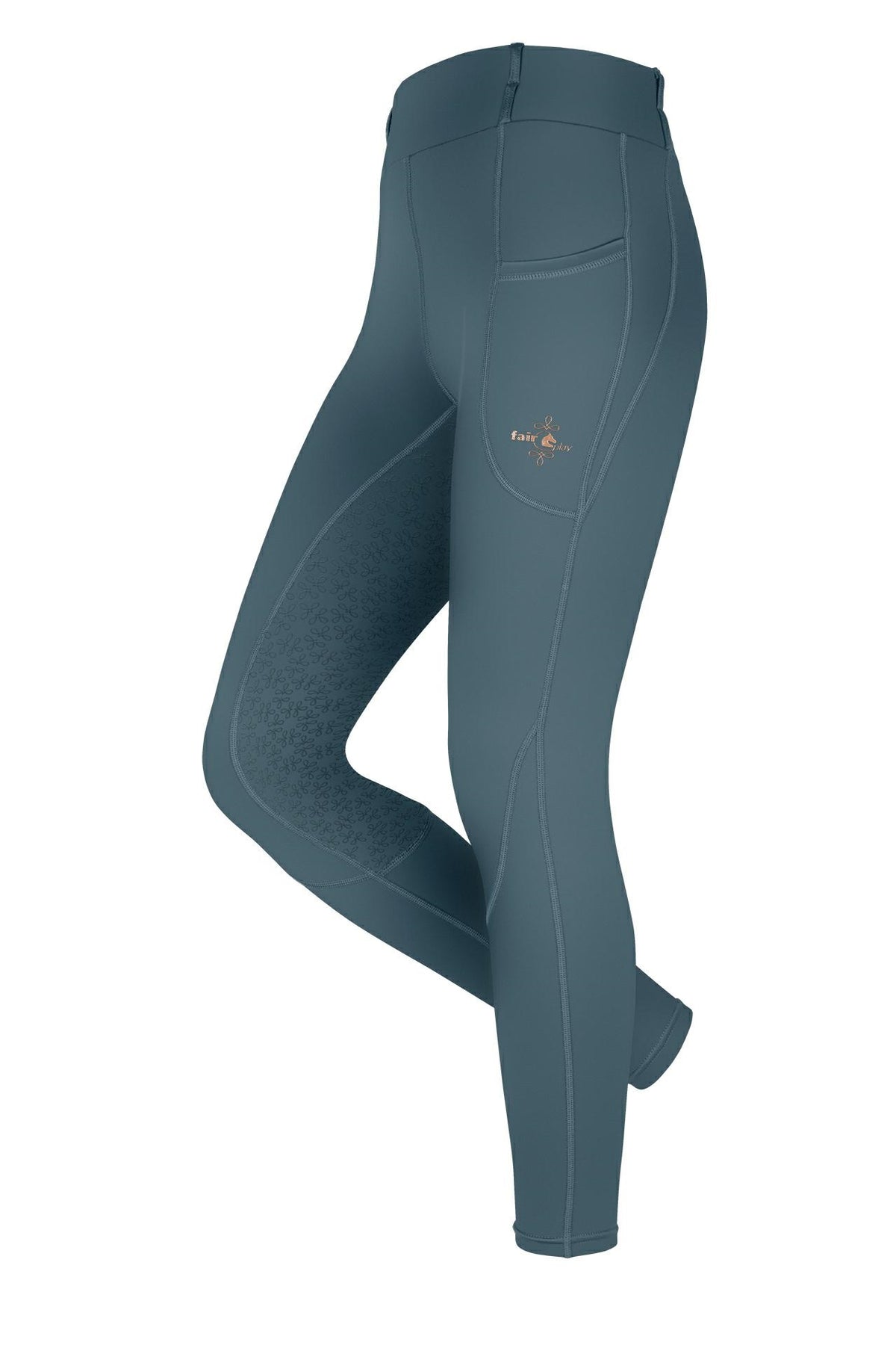 Legging d’équitation Fair Play KINGA – Vert gris
