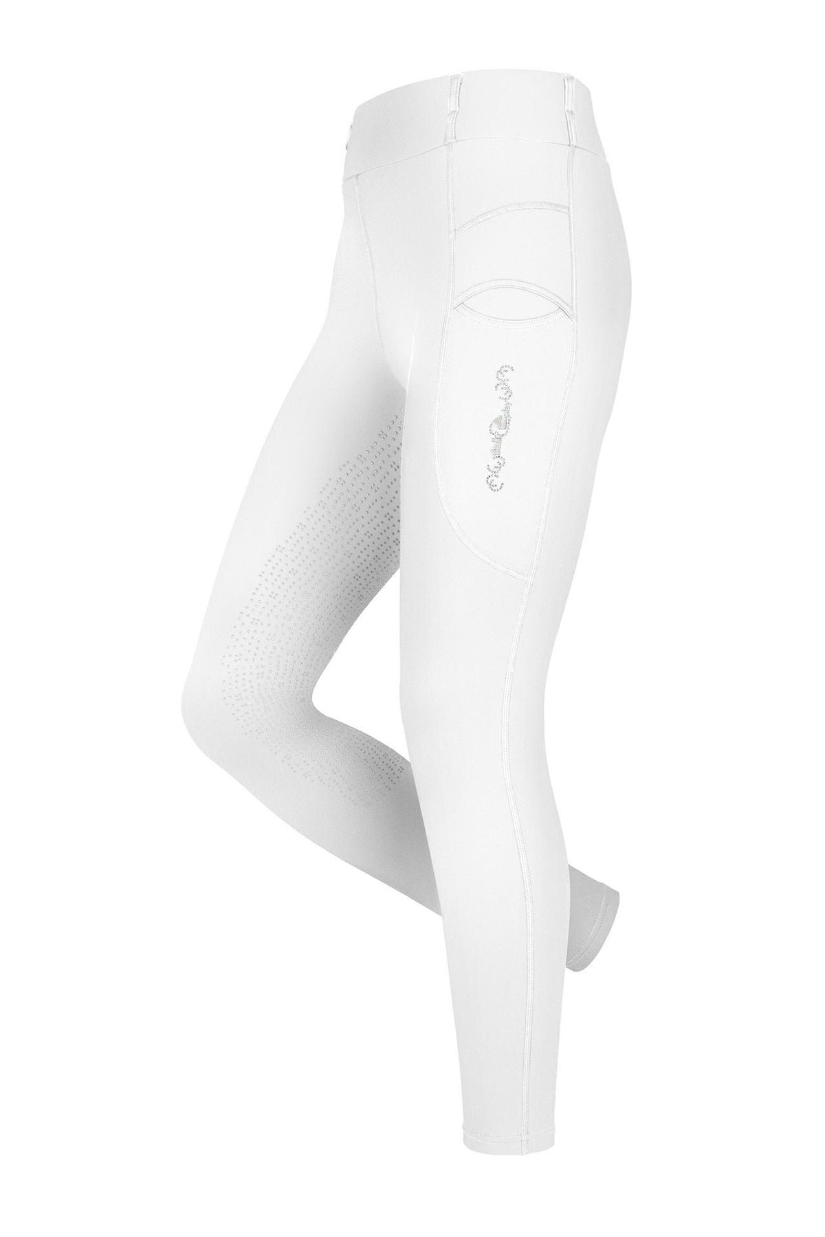Legging d’équitation hiver Fair Play DEA WINTER – Blanc