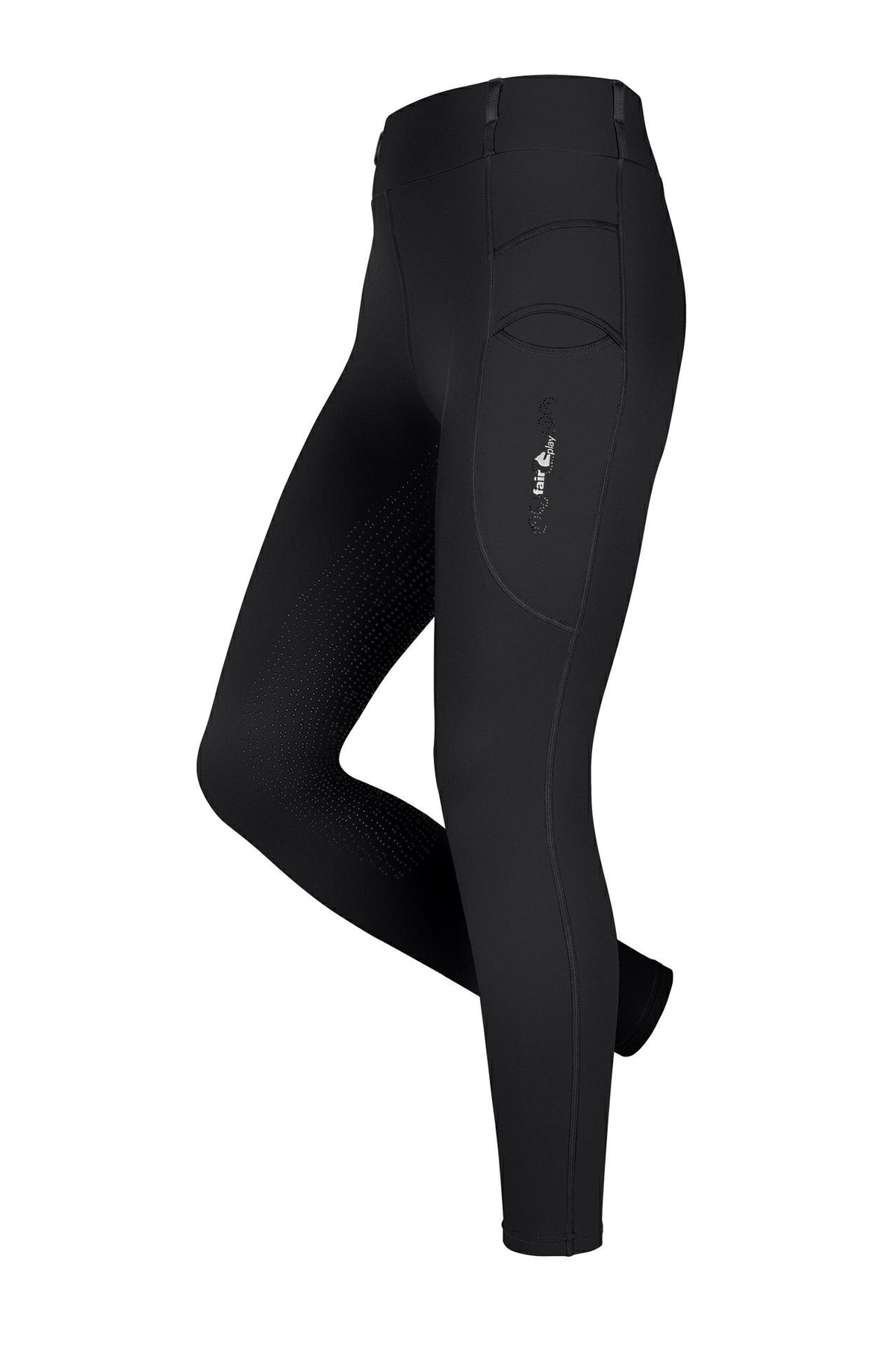 Legging d’équitation hiver Fair Play DEA WINTER – Noir