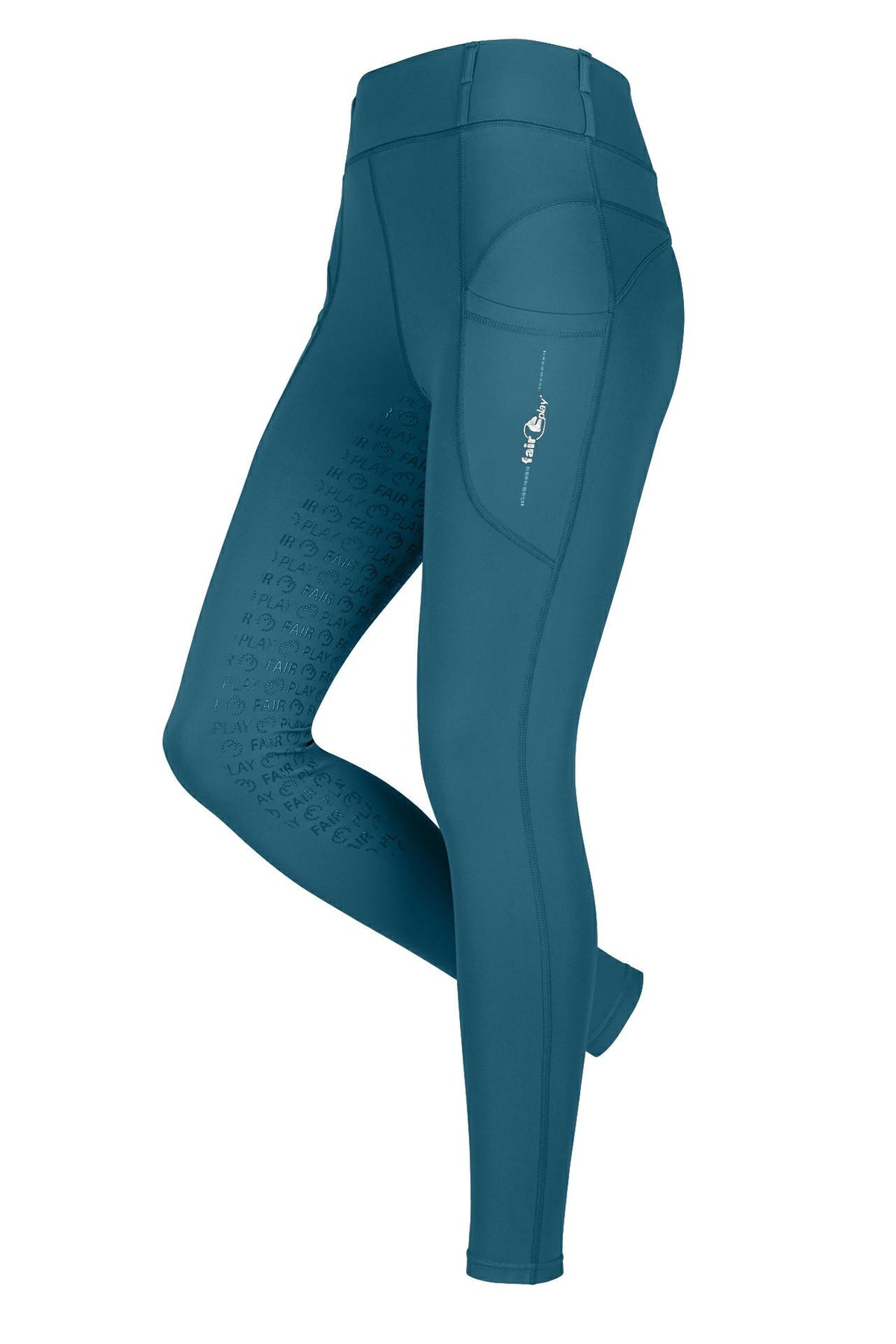 Legging d’équitation Fair Play SIENNA – Bleu turquoise