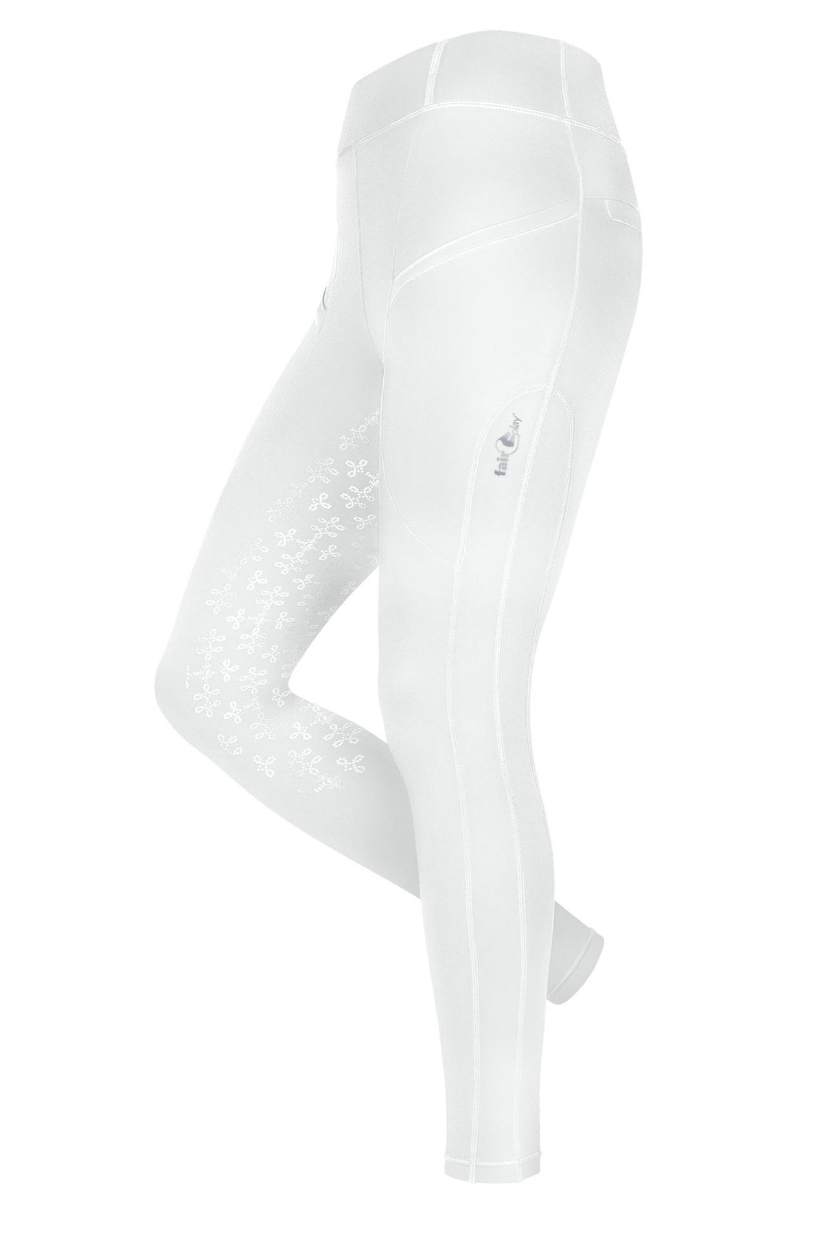 Legging d’équitation hiver Fair Play AYLA – Blanc