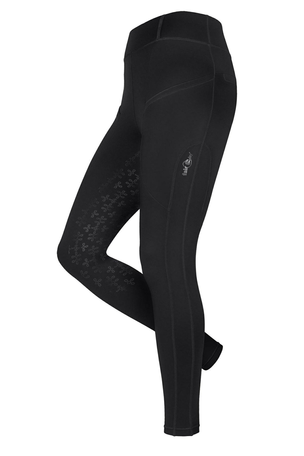 Legging d’équitation hiver Fair Play AYLA – Noir
