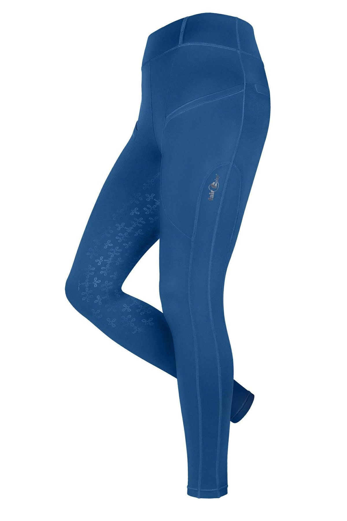 Legging d’équitation hiver Fair Play AYLA – Bleu royal