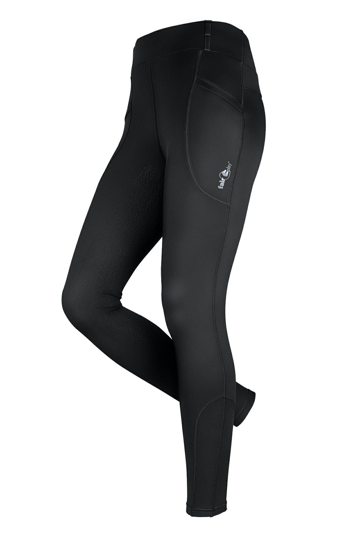 Legging d’équitation hiver Fair Play NOA – Noir