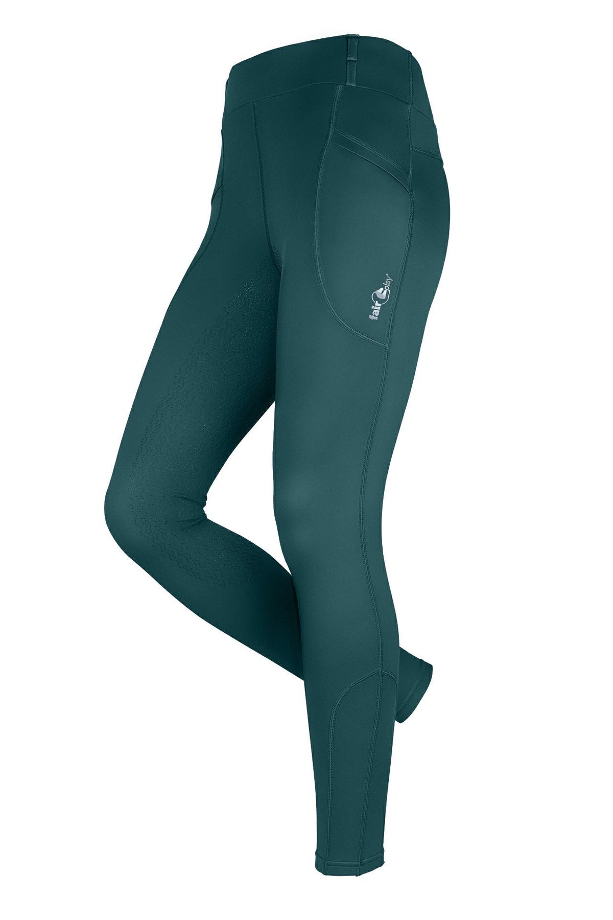 Legging d’équitation hiver Fair Play NOA – Vert d’eau