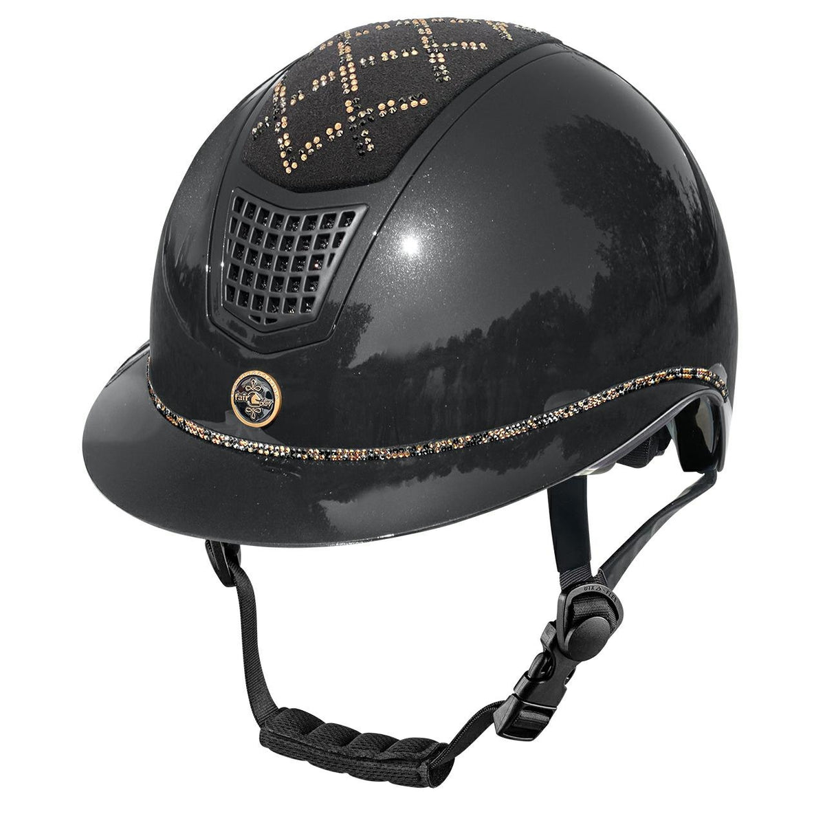 Casque Fair Play QUANTINUM 2.0 W-V SPOTLIGHT SHINY VG – Noir