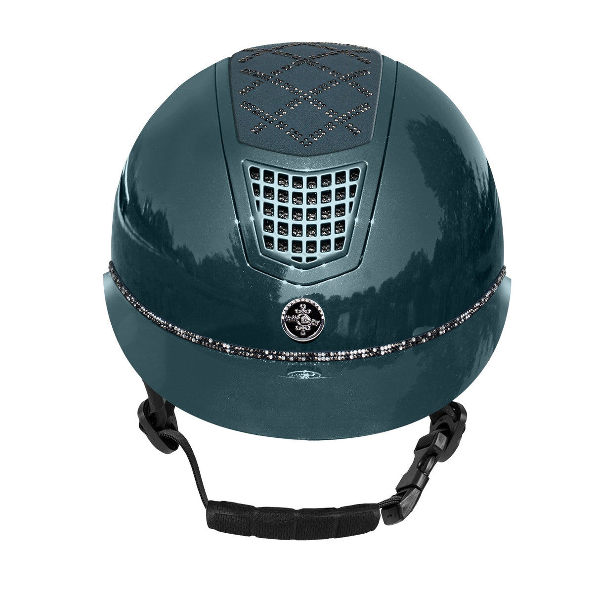 Casque Fair Play QUANTINUM 2.0 W-V SPOTLIGHT SHINY SILVER – Vert foncé