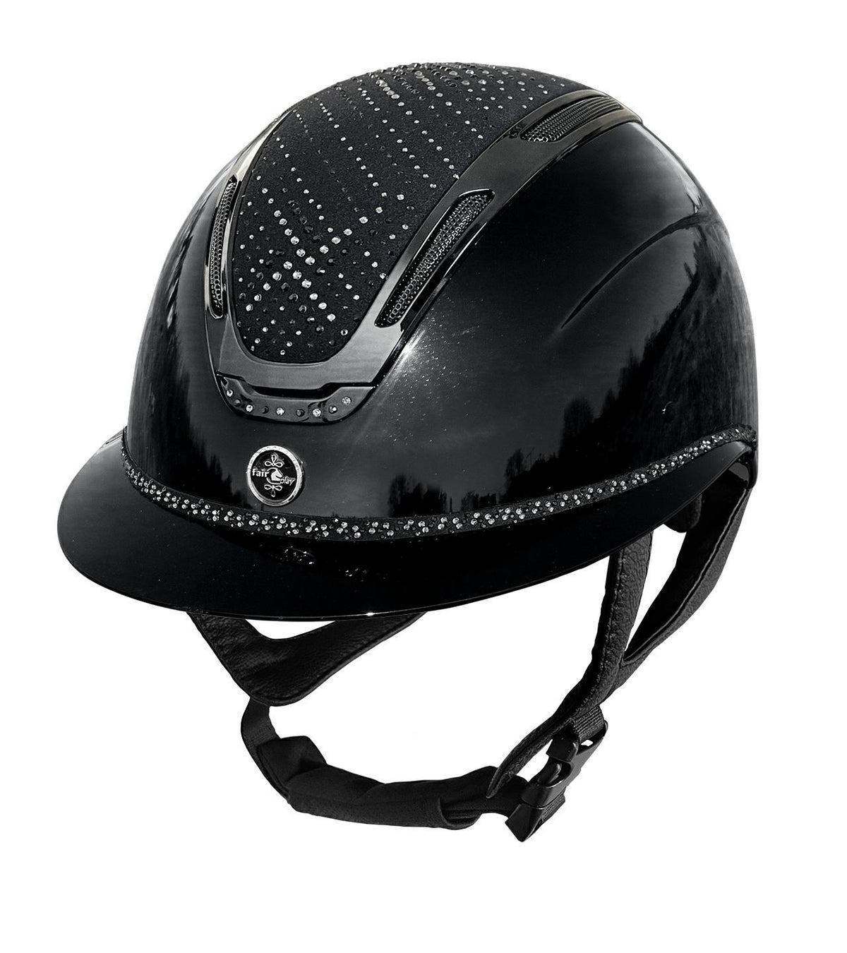 Casque Fair Play EQUILEUS W-V STELLIFY SHINY – Noir