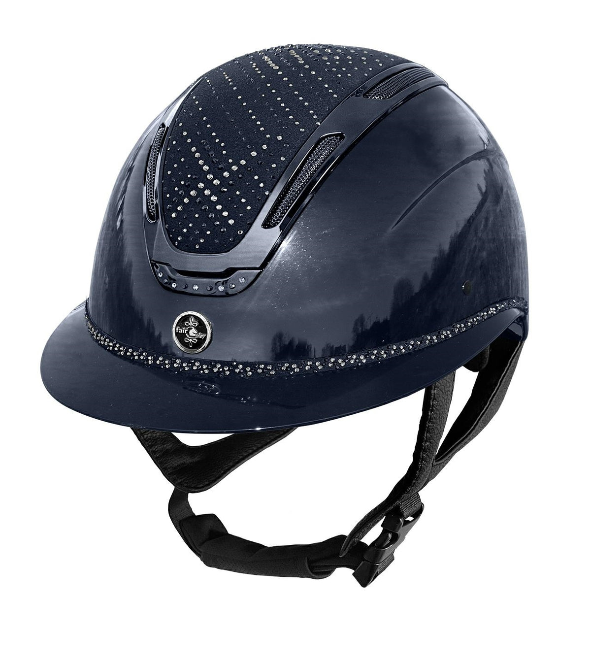 Casque Fair Play EQUILEUS W-V STELLIFY SHINY – Marine