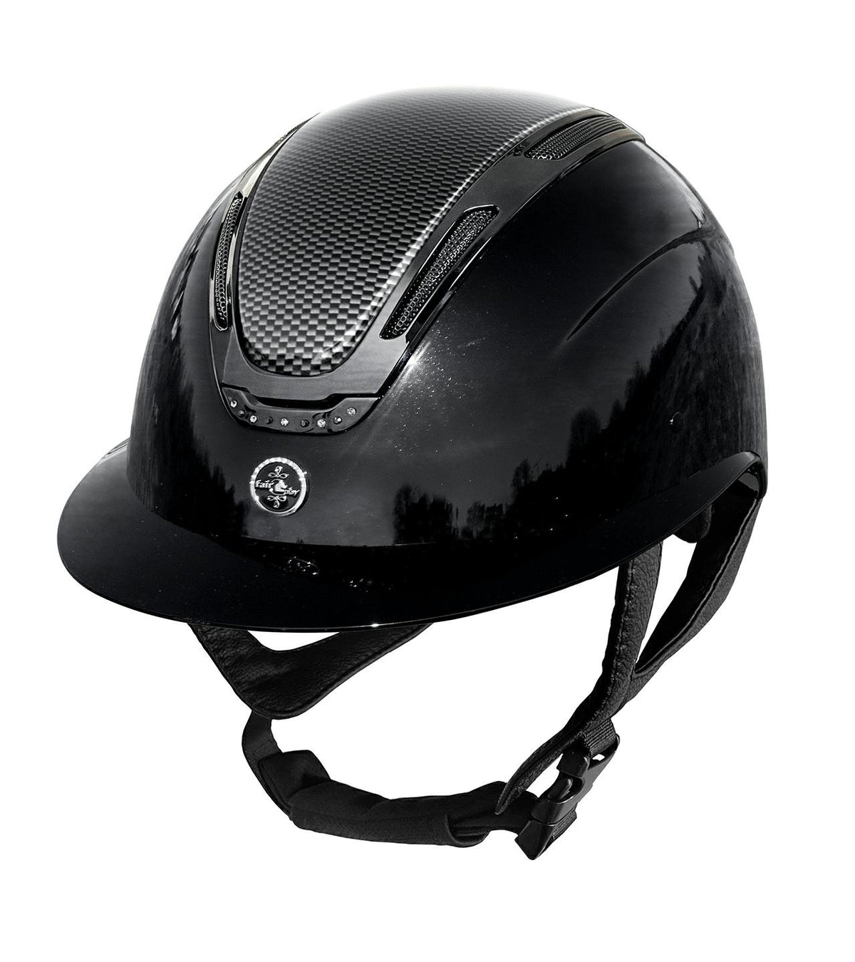 Casque Fair Play EQUILEUS W-V CARBON SHINY – Noir