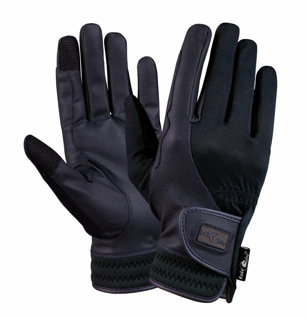 Gants d’équitation Fair Play ZEPHIRO – Noir