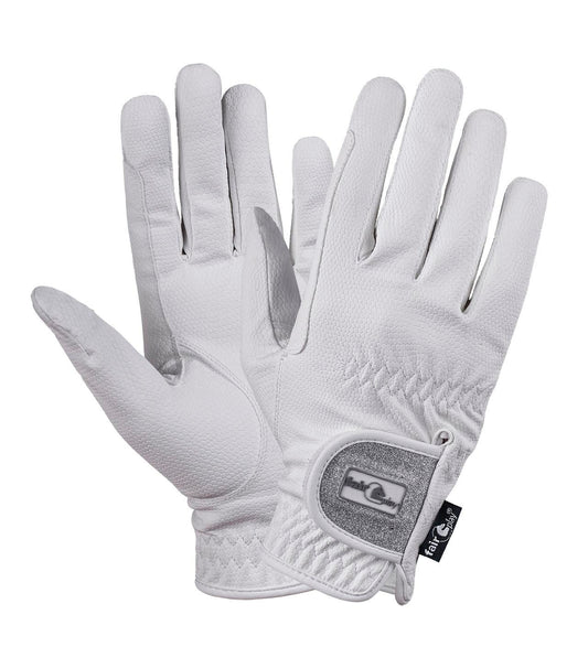 Gants d’équitation Fair Play GLAM – Blanc