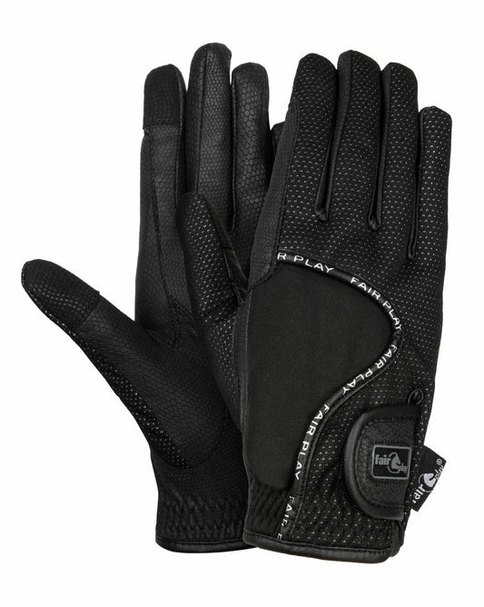 Gants d’équitation Fair Play MAVIS – Noir