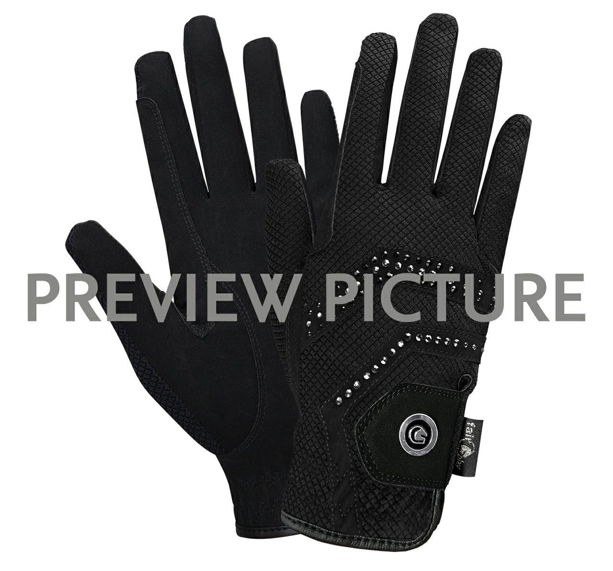 Gants d’équitation Fair Play VESTER – Noir