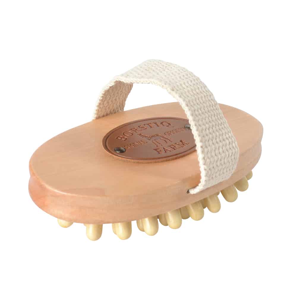 Borstiq Brosse de massage à picots, stimule la circulation, détend les muscles