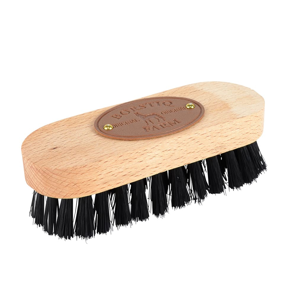 Borstiq Petite brosse pour la tête en fibres de polypropylène, zones sensibles, nettoyage doux et précis