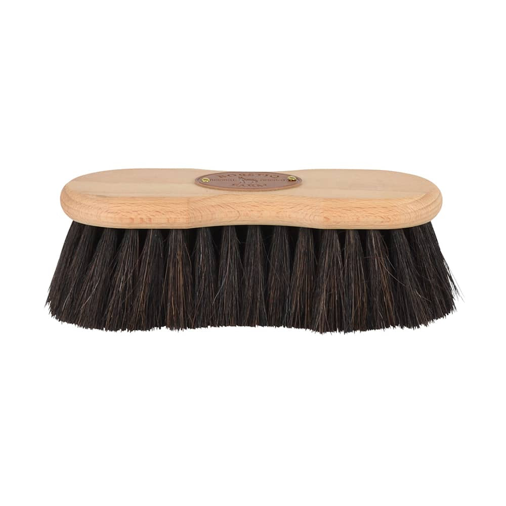 Borstiq Brosse de corps Easy-grip en crin de cheval, très douce, élimine la poussière