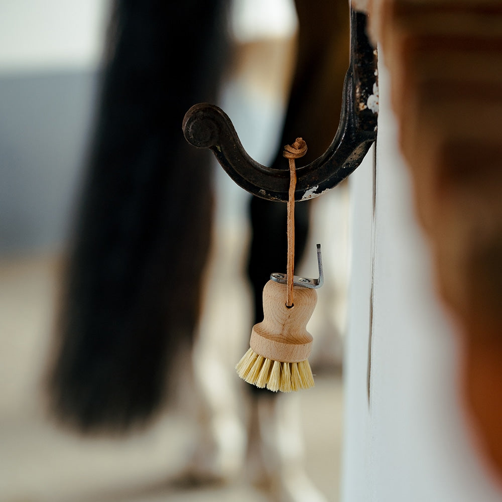 Borstiq Brosse à sabots en fibres synthétiques, nettoyage et entretien du sabot, adaptée à un usage intensif