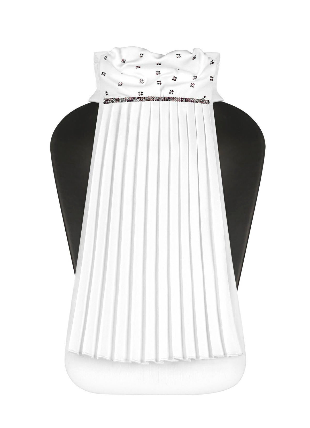 Plastron Fair Play AVIANA – Blanc / Baie royale