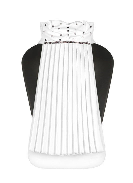 Plastron Fair Play AVIANA – Blanc / Baie royale