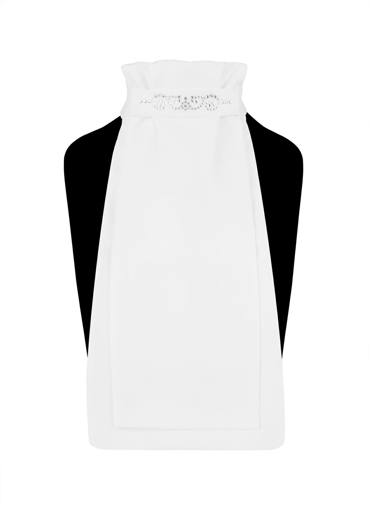 Plastron Fair Play ANDREA CHIC – Blanc / Argent