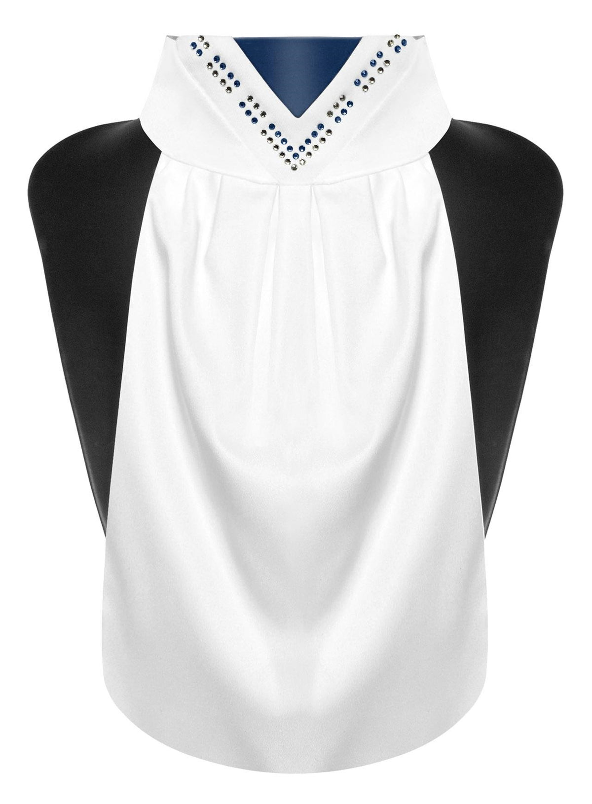 Plastron Fair Play FAVEN – Blanc / Marine