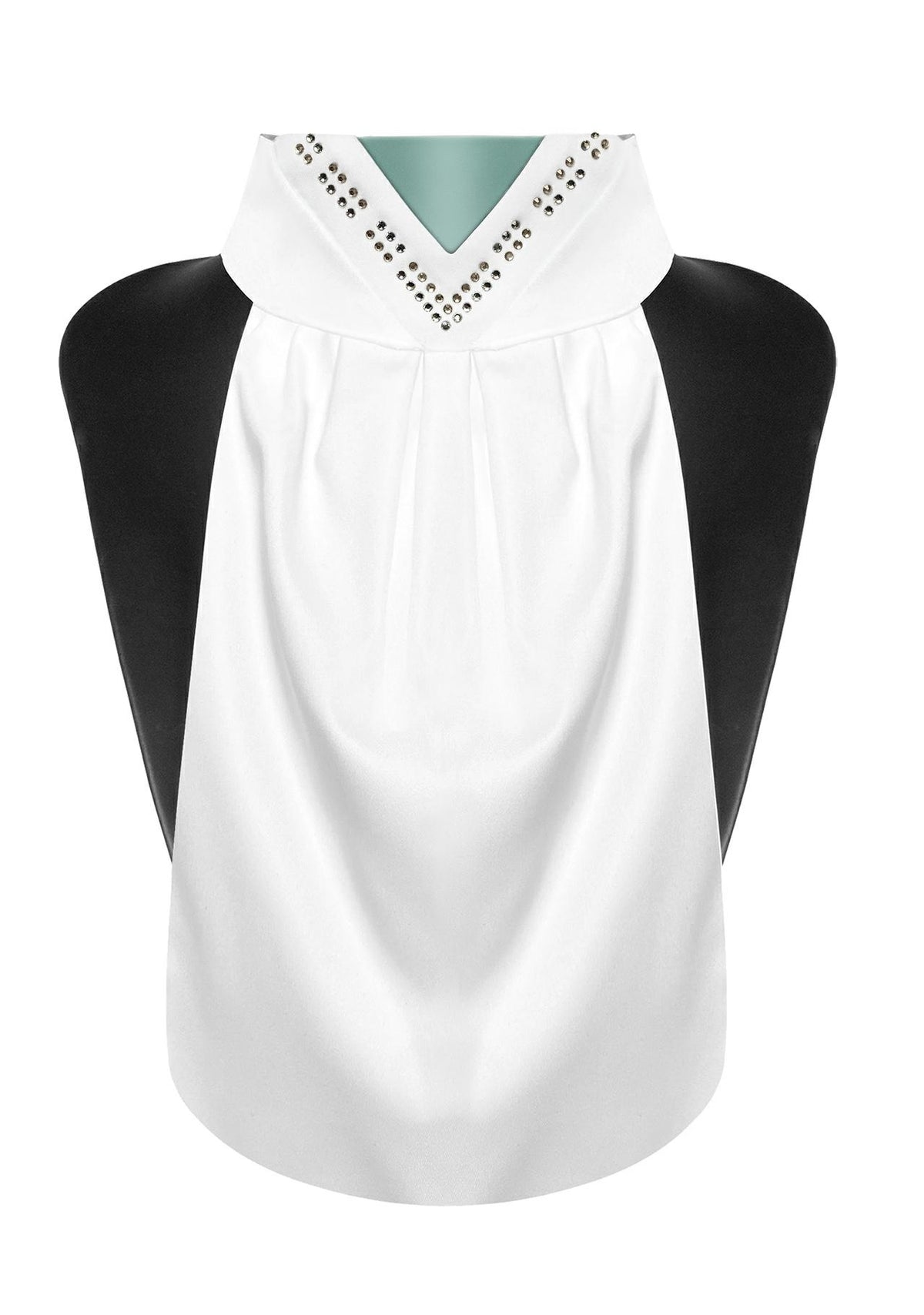 Plastron Fair Play FAVEN – Blanc / Sauge