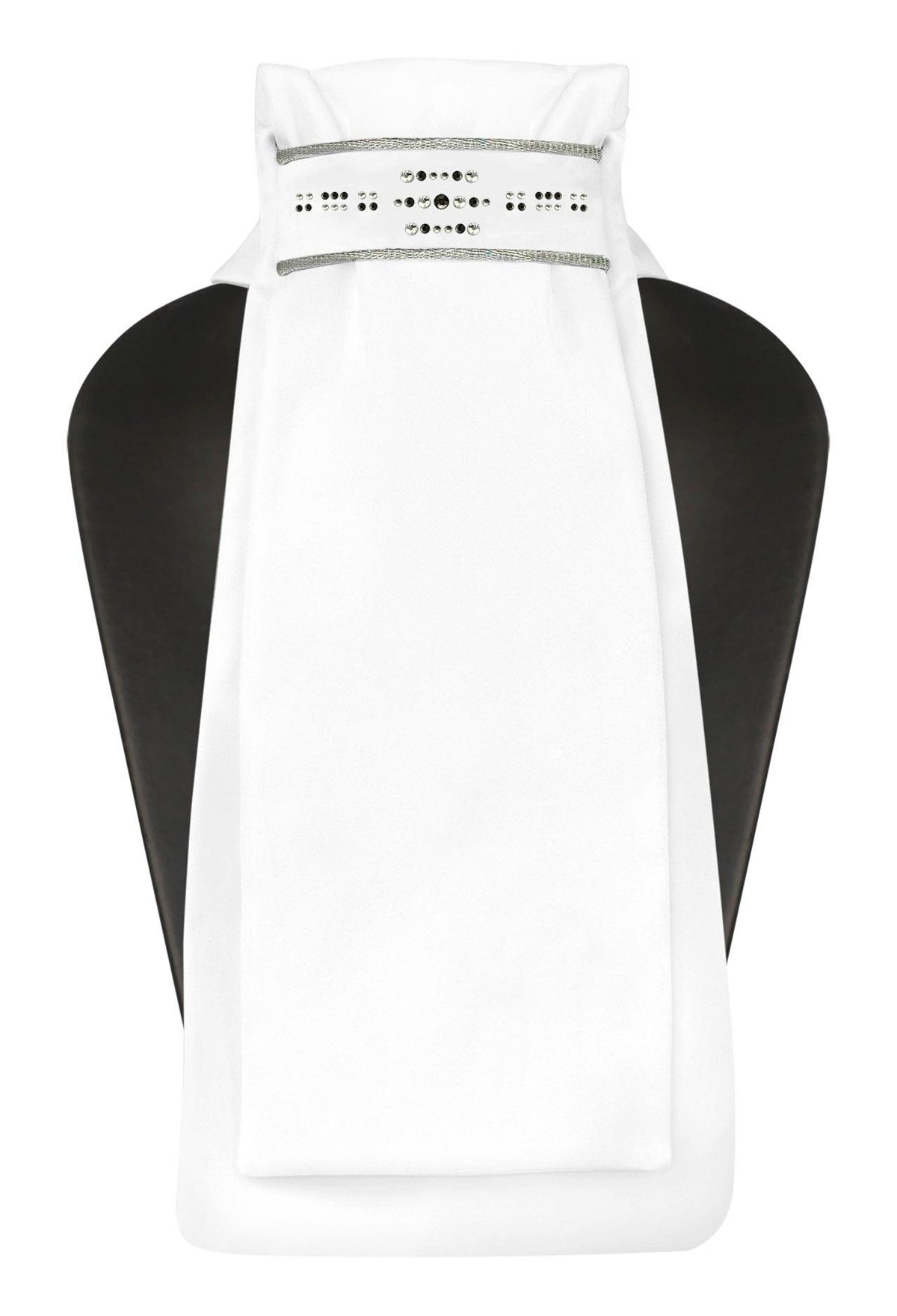 Plastron Fair Play GWEN – Blanc / Noir