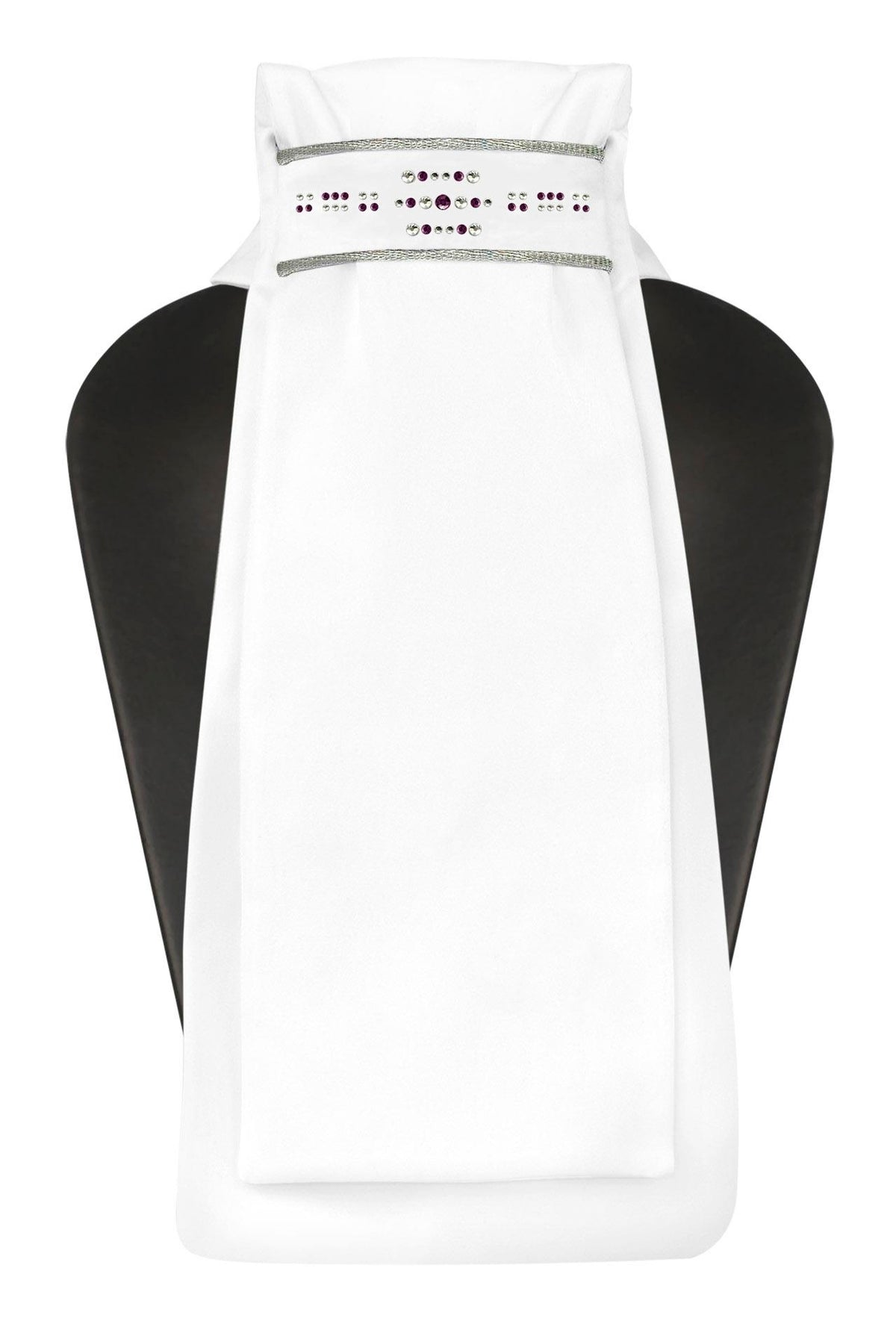 Plastron Fair Play GWEN – Blanc / Baie royale