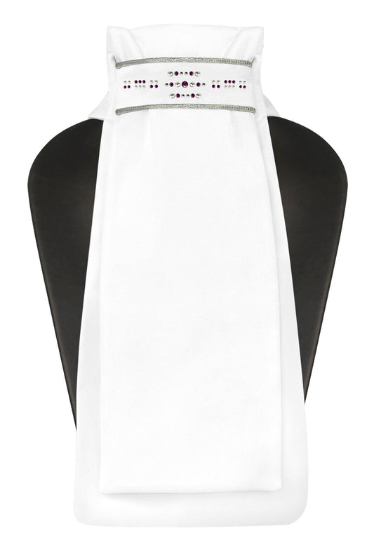 Plastron Fair Play GWEN – Blanc / Baie royale
