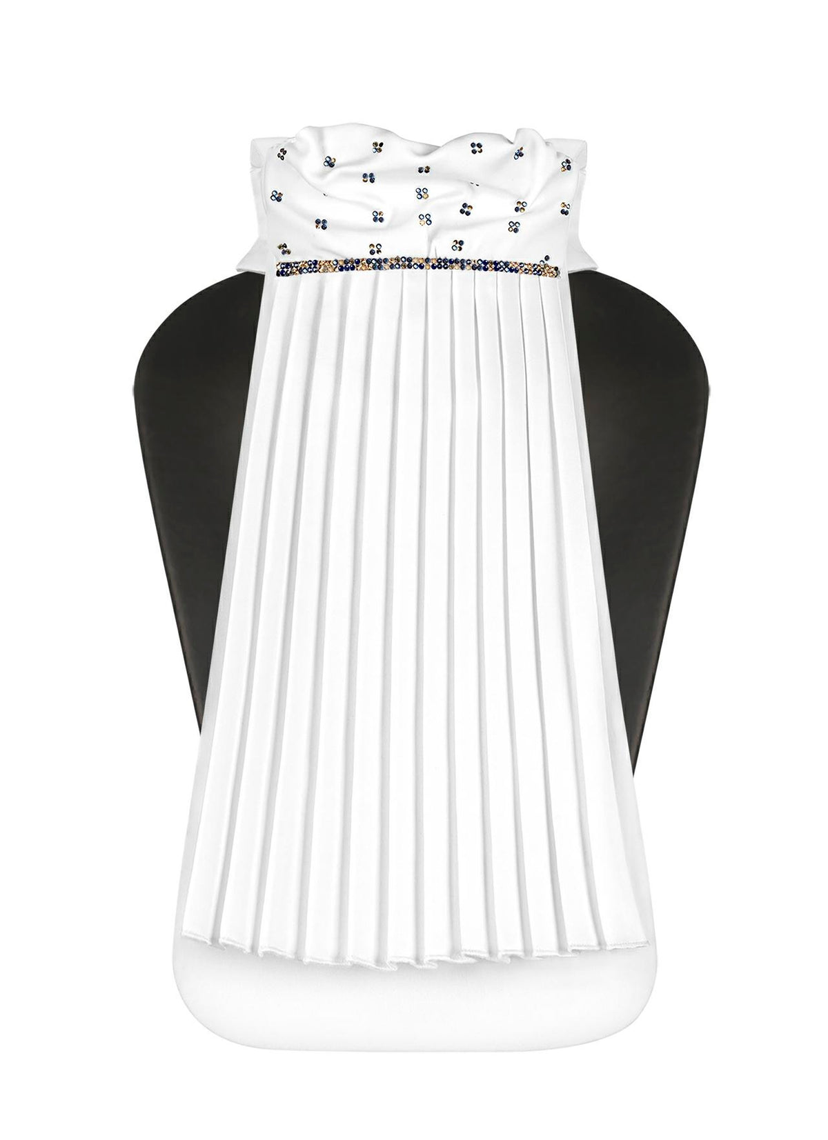 Plastron Fair Play AVIANA VG – Blanc / Marine