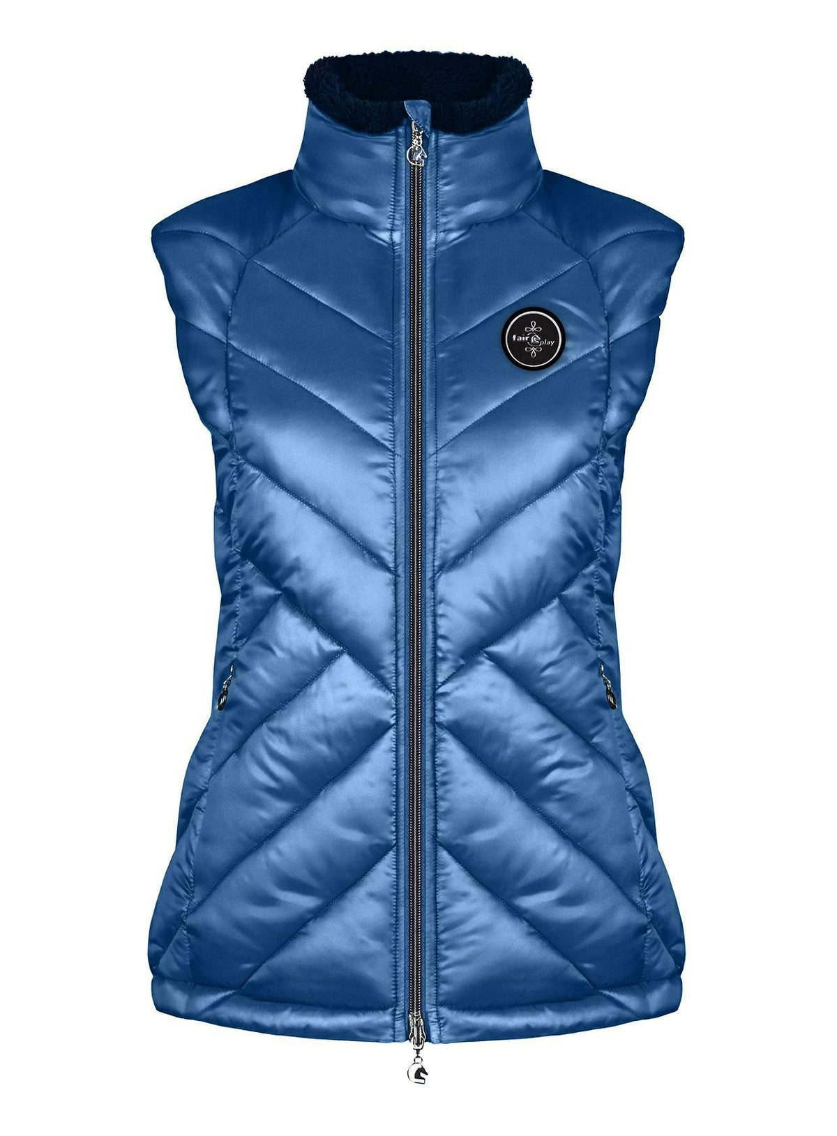 Gilet d’équitation sans manches Fair Play DAVINA – Bleu royal
