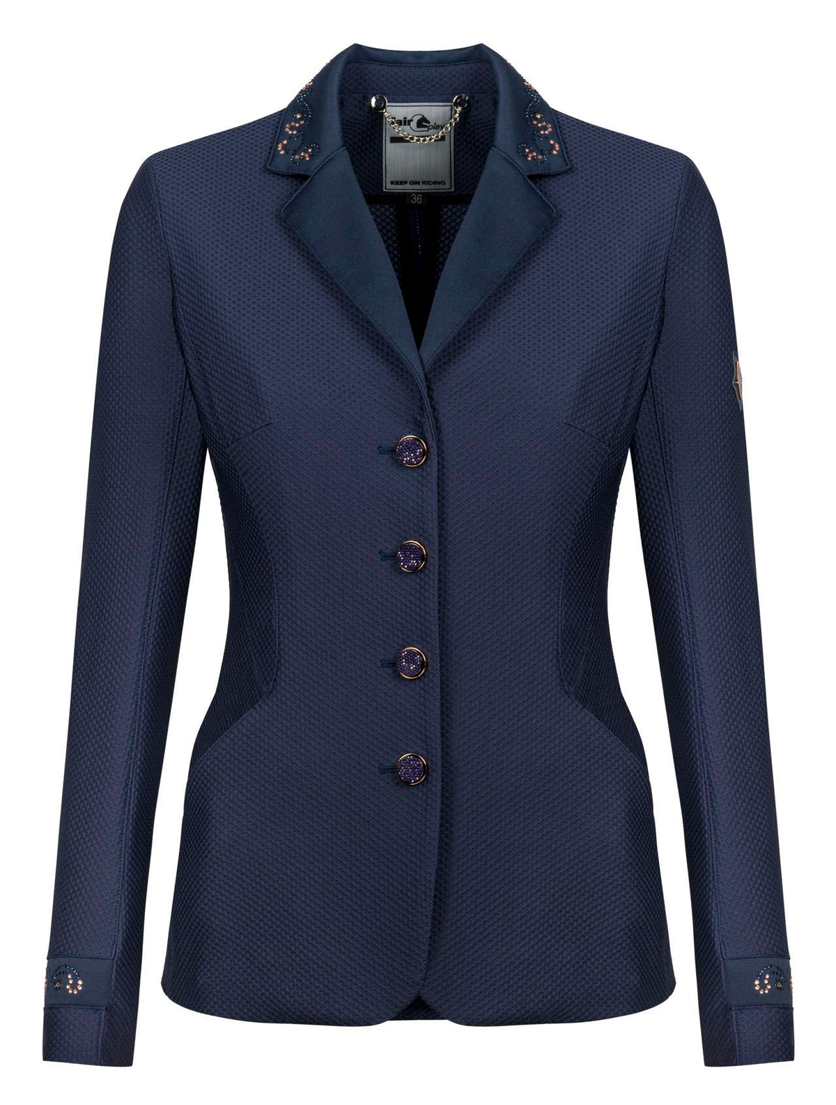 Veste de concours TAYLOR COMFIMESH CHIC ROSEGOLD - Marine